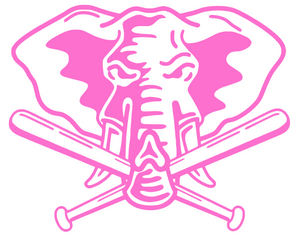 Oakland Athletics Pink Mothers Day Elephant Logo Premium Vinyl Decal PICK SIZE Oakland Athletics Pink Mothers Day Elephant Logo Premium Vinyl Decal PICK SIZE