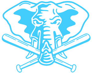 Oakland Athletics Light Blue Fathers Day Elephant Logo Premium Vinyl Decal PICK SIZE Oakland Athletics Light Blue Fathers Day Elephant Logo Premium Vinyl Decal PICK SIZE