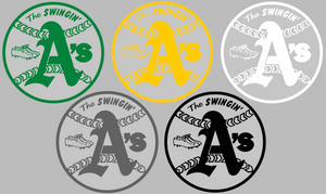 Oakland Athletics Retro Throwback 1970s-1980s Logo Premium Vinyl Decal PICK COLOR & SIZE Oakland Athletics Retro Throwback 1970s-1980s Logo Premium Vinyl Decal PICK COLOR & SIZE