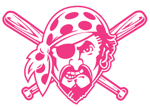 Pittsburgh Pirates Hot Pink Alternate Logo Premium Vinyl Decal PICK SIZE Pittsburgh Pirates Hot Pink Alternate Logo Premium Vinyl Decal PICK SIZE