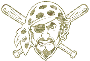 Pittsburgh Pirates Camo Camouflage Alternate Logo Premium Vinyl Decal PICK SIZE Pittsburgh Pirates Camo Camouflage Alternate Logo Premium Vinyl Decal PICK SIZE