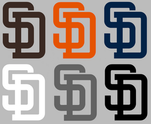 San Diego Padres Retro Throwback 1980s-2000s Logo Premium Vinyl Decal PICK COLOR & SIZE San Diego Padres Retro Throwback 1980s-2000s Logo Premium Vinyl Decal PICK COLOR & SIZE