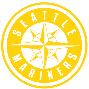 Seattle Mariners Yellow Childhood Cancer Awareness Alternate Logo Premium Vinyl Decal PICK SIZE