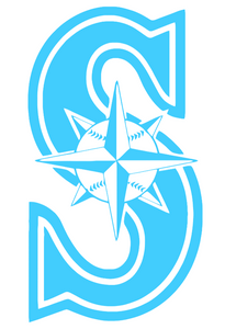 Seattle Mariners Light Blue Fathers Day Team Logo Premium Vinyl Decal PICK SIZE Seattle Mariners Light Blue Fathers Day Team Logo Premium Vinyl Decal PICK SIZE