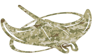 Tampa Bay Rays Camo Camouflage Devil Ray Logo Premium Vinyl Decal PICK SIZE Tampa Bay Rays Camo Camouflage Devil Ray Logo Premium Vinyl Decal PICK SIZE