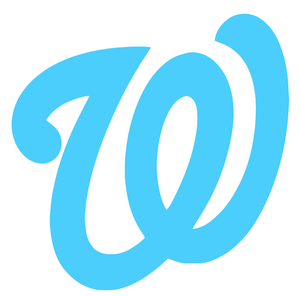Washington Nationals Light Blue Fathers Day Team Logo Premium Vinyl Decal PICK SIZE Washington Nationals Light Blue Fathers Day Team Logo Premium Vinyl Decal PICK SIZE