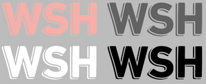 Washington Nationals City Connect WSH Logo Premium Vinyl Decal PICK COLOR & SIZE Washington Nationals City Connect WSH Logo Premium Vinyl Decal PICK COLOR & SIZE