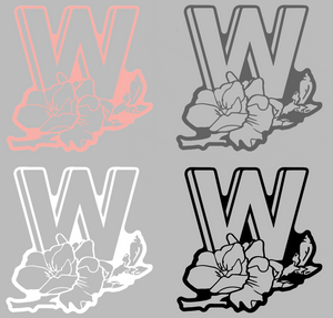 Washington Nationals City Connect W Logo Premium Vinyl Decal PICK COLOR & SIZE Washington Nationals City Connect W Logo Premium Vinyl Decal PICK COLOR & SIZE