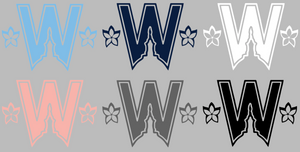 Washington Nationals 2025 City Connect W Logo Premium Vinyl Decal PICK COLOR & SIZE Washington Nationals 2025 City Connect W Logo Premium Vinyl Decal PICK COLOR & SIZE