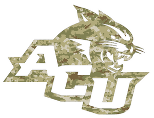 Abilene Christian Wildcats CAMO Camouflage Team Logo Premium Vinyl Decal PICK SIZE Abilene Christian Wildcats CAMO Camouflage Team Logo Premium Vinyl Decal PICK SIZE