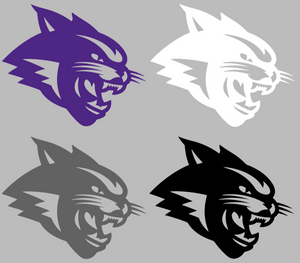 Abilene Christian Wildcats Mascot Logo Premium Vinyl Decal PICK COLOR & SIZE Abilene Christian Wildcats Mascot Logo Premium Vinyl Decal PICK COLOR & SIZE