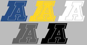 Akron Zips Retro Throwback Logo 4 Premium Vinyl Decal PICK COLOR & SIZE