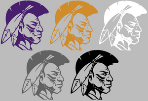 Alcorn State Braves Mascot Logo Premium Vinyl Decal PICK COLOR & SIZE Alcorn State Braves Mascot Logo Premium Vinyl Decal PICK COLOR & SIZE