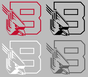 Ball State Cardinals Retro Throwback Logo 2 Premium Vinyl Decal PICK COLOR & SIZE Ball State Cardinals Retro Throwback Logo 2 Premium Vinyl Decal PICK COLOR & SIZE