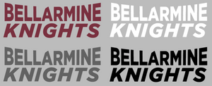 Bellarmine Knights Team Name Logo Premium Vinyl Decal PICK COLOR & SIZE Bellarmine Knights Team Name Logo Premium Vinyl Decal PICK COLOR & SIZE