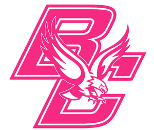 Boston College Eagles HOT PINK Team Logo Premium Vinyl Decal PICK SIZE Boston College Eagles HOT PINK Team Logo Premium Vinyl Decal PICK SIZE