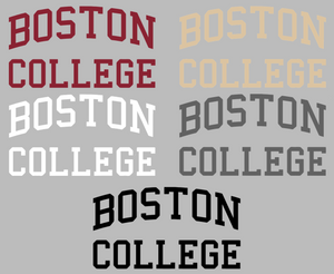 Boston College Eagles Team Name Logo Premium Vinyl Decal PICK COLOR & SIZE Boston College Eagles Team Name Logo Premium Vinyl Decal PICK COLOR & SIZE