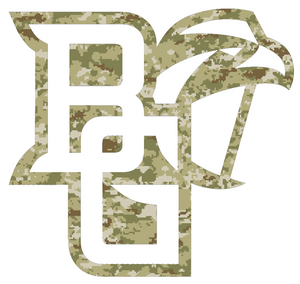 Bowling Green Falcons CAMO Camouflage Team Logo Premium Vinyl Decal PICK SIZE