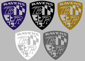 Baltimore Ravens Crest Logo Premium Vinyl Decal PICK COLOR & SIZE Baltimore Ravens Crest Logo Premium Vinyl Decal PICK COLOR & SIZE