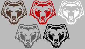 Brown Bears Retro Throwback Logo 1 Premium Vinyl Decal PICK COLOR & SIZE Brown Bears Retro Throwback Logo 1 Premium Vinyl Decal PICK COLOR & SIZE