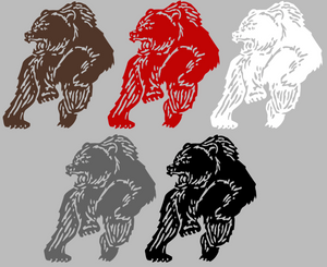 Brown Bears Retro Throwback Logo 2 Premium Vinyl Decal PICK COLOR & SIZE Brown Bears Retro Throwback Logo 2 Premium Vinyl Decal PICK COLOR & SIZE