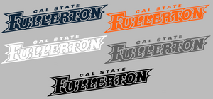 Cal State Fullerton Team Name Logo Premium Vinyl Decal PICK COLOR & SIZE Cal State Fullerton Team Name Logo Premium Vinyl Decal PICK COLOR & SIZE