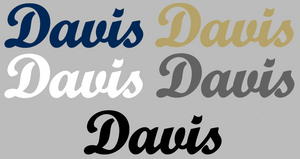 Cal Davis Aggies Script Team Name Logo Premium Vinyl Decal PICK COLOR & SIZE Cal Davis Aggies Script Team Name Logo Premium Vinyl Decal PICK COLOR & SIZE