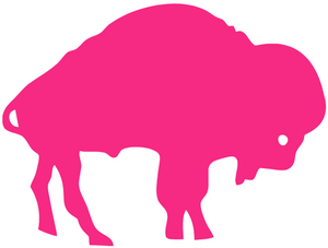 Buffalo Bills Hot Pink Retro Throwback Logo Premium Vinyl Decal PICK SIZE Buffalo Bills Hot Pink Retro Throwback Logo Premium Vinyl Decal PICK SIZE