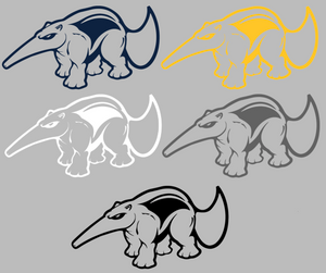 California Irvine Anteaters Retro Throwback Logo 1 Premium Vinyl Decal PICK COLOR & SIZE