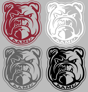 Alabama A&M Bulldogs Mascot Logo Premium Vinyl Decal PICK COLOR & SIZE Alabama A&M Bulldogs Mascot Logo Premium Vinyl Decal PICK COLOR & SIZE