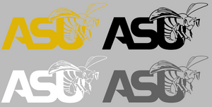 Alabama State Hornets Team Logo Premium Vinyl Decal PICK COLOR & SIZE Alabama State Hornets Team Logo Premium Vinyl Decal PICK COLOR & SIZE