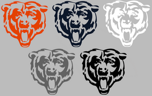Chicago Bears Screaming Bear Logo Premium Vinyl Decal PICK COLOR & SIZE Chicago Bears Screaming Bear Logo Premium Vinyl Decal PICK COLOR & SIZE