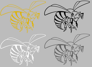 Alabama State Hornets Mascot Logo Premium Vinyl Decal PICK COLOR & SIZE Alabama State Hornets Mascot Logo Premium Vinyl Decal PICK COLOR & SIZE
