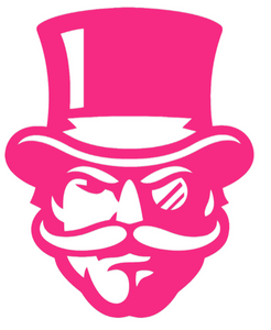 Austin Peay Governors HOT PINK Mascot Logo Premium Vinyl Decal PICK SIZE Austin Peay Governors HOT PINK Mascot Logo Premium Vinyl Decal PICK SIZE