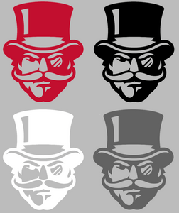 Austin Peay Governors Mascot Logo Premium Vinyl Decal PICK COLOR & SIZE Austin Peay Governors Mascot Logo Premium Vinyl Decal PICK COLOR & SIZE
