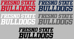 Fresno State Bulldogs Team Name Logo Premium Vinyl Decal PICK COLOR & SIZE Fresno State Bulldogs Team Name Logo Premium Vinyl Decal PICK COLOR & SIZE