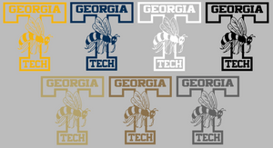 Georgia Tech Yellow Jackets Retro Throwback Logo 2 Premium Vinyl Decal PICK COLOR & SIZE Georgia Tech Yellow Jackets Retro Throwback Logo 2 Premium Vinyl Decal PICK COLOR & SIZE