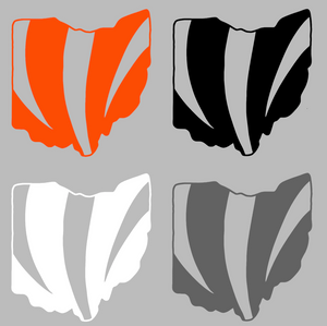 Cincinnati Bengals Ohio Logo Premium Vinyl Decal PICK COLOR & SIZE Cincinnati Bengals Ohio Logo Premium Vinyl Decal PICK COLOR & SIZE