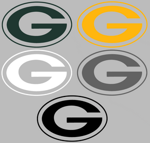 Green Bay Packers Team Logo Premium Vinyl Decal PICK COLOR & SIZE
