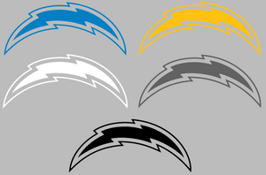 Los Angeles Chargers Team Logo Premium Vinyl Decal PICK COLOR & SIZE Los Angeles Chargers Team Logo Premium Vinyl Decal PICK COLOR & SIZE