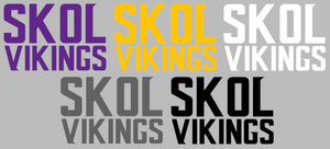Minnesota Vikings SKOL Logo Premium Vinyl Decal PICK COLOR & SIZE Minnesota Vikings SKOL Logo Premium Vinyl Decal PICK COLOR & SIZE