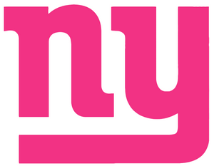 New York Giants Hot Pink Team Logo Premium Vinyl Decal PICK COLOR & SIZE New York Giants Hot Pink Team Logo Premium Vinyl Decal PICK COLOR & SIZE