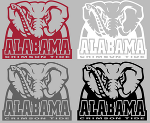 Alabama Crimson Tide Alternate Logo Premium Vinyl Decal PICK COLOR & SIZE