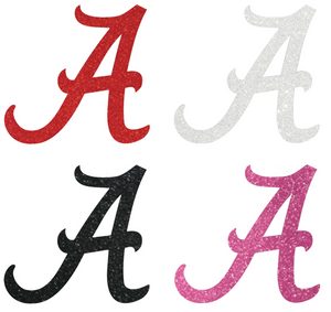 Alabama Crimson Tide METALLIC SPARKLE Team Logo Premium Vinyl Decal PICK COLOR & SIZE