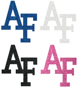 Air Force Falcons METALLIC SPARKLE Team Logo Premium Vinyl Decal PICK COLOR & SIZE Air Force Falcons METALLIC SPARKLE Team Logo Premium Vinyl Decal PICK COLOR & SIZE