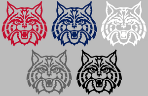 Arizona Wildcats Mascot Logo Premium Vinyl Decal PICK COLOR & SIZE Arizona Wildcats Mascot Logo Premium Vinyl Decal PICK COLOR & SIZE