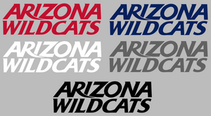 Arizona Wildcats Team Name Logo Premium Vinyl Decal PICK COLOR & SIZE Arizona Wildcats Team Name Logo Premium Vinyl Decal PICK COLOR & SIZE