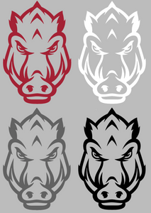 Arkansas Razorbacks Alternate Logo Premium Vinyl Decal PICK COLOR & SIZE Arkansas Razorbacks Alternate Logo Premium Vinyl Decal PICK COLOR & SIZE