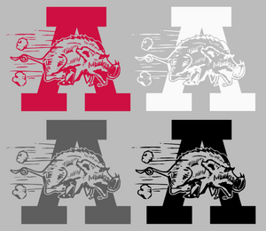 Arkansas Razorbacks Retro Throwback Logo 3 Premium Vinyl Decal PICK COLOR & SIZE Arkansas Razorbacks Retro Throwback Logo 3 Premium Vinyl Decal PICK COLOR & SIZE
