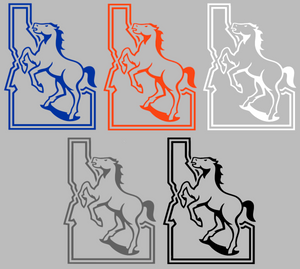 Boise State Broncos Retro Throwback Logo 1 Premium Vinyl Decal PICK COLOR & SIZE Boise State Broncos Retro Throwback Logo 1 Premium Vinyl Decal PICK COLOR & SIZE